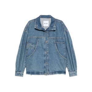 The Attico Women's Coats Clear Blue